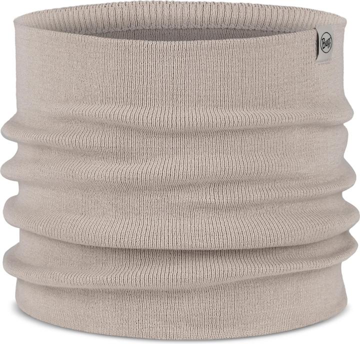Buff Knitted Neck Lilon Birch Gray
