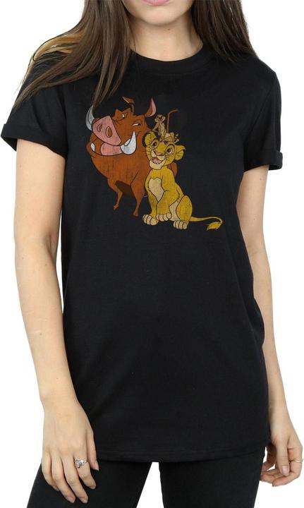 Immagine prodotto The Lion King Classic Maglietta Ampia Simba Timon & Pumba Donna (XL)