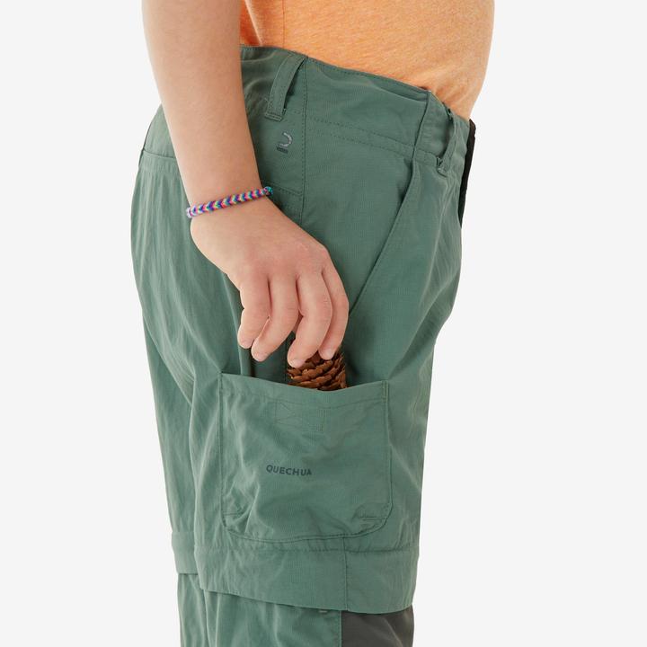 Image du produit Quechua Pantalon de randonnée modulable enfant - 2-6 ans, MH500 vert (92, 94, 96, 98, 102, 104, 106, 110, 116, 122, 100 A, 115 A, 120 B, 105 A, 95 A)