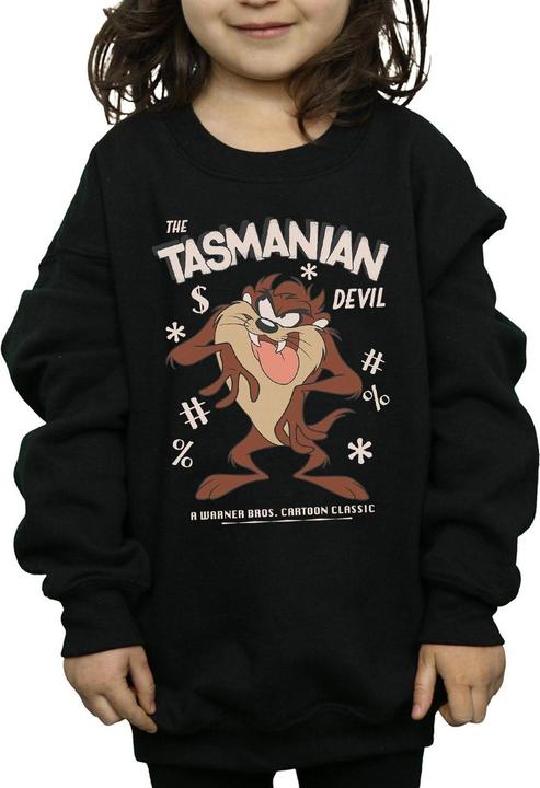 Immagine prodotto Looney Tunes Vintage Tasmanian Devil Felpa Ragazze (116)