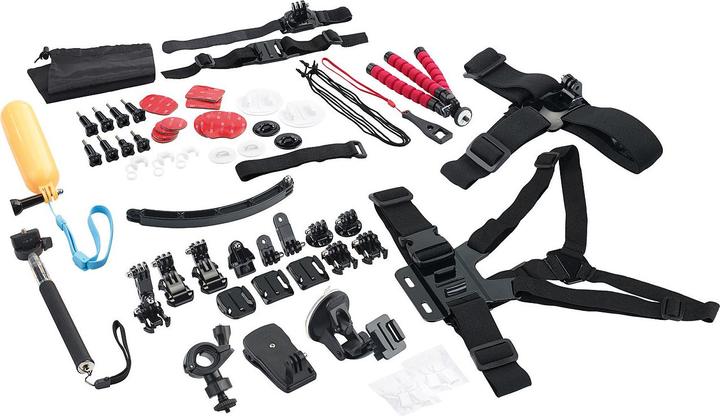Immagine prodotto Somikon Set di accessori 66in1 per Action Cam DV-4017.WiFi, DV-850.WiFi e GoPro®. (Vari)