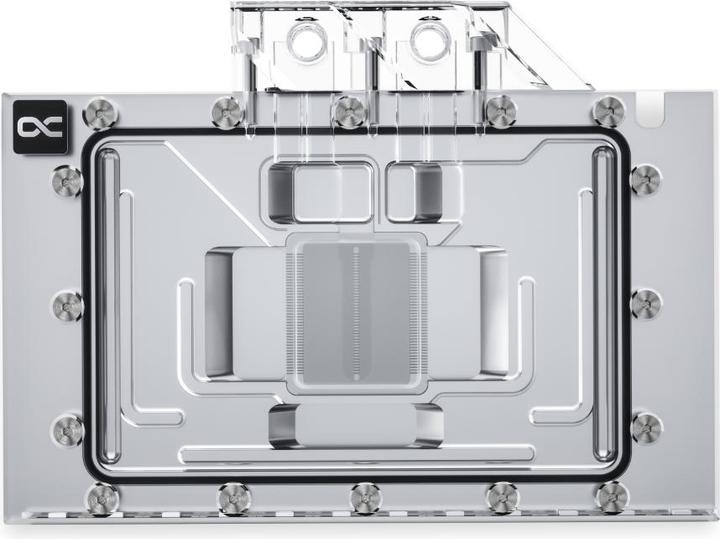 Actual product image Alphacool Ice Block Aurora Acrylic GPX-N RTX 4080 Reference Design with Backplate