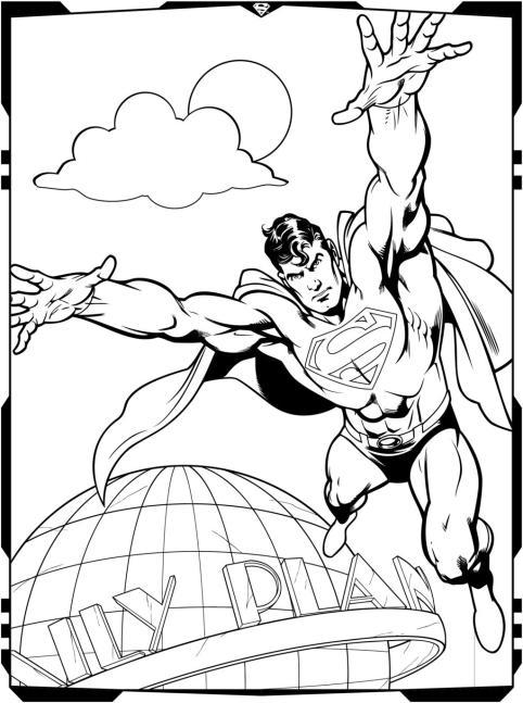 Actual product image DC Superman: Superstarker Malblock