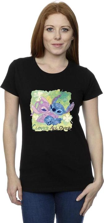Produktbild Disney Lilo And Stitch St Patrick's Day Clover TShirt (S)