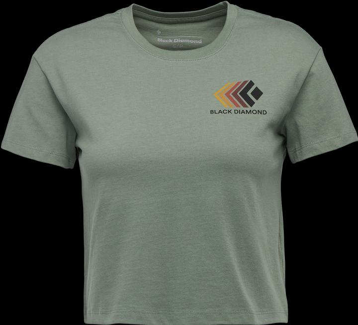 Actual product image Black Diamond Faded Crop Ss Tee (M)