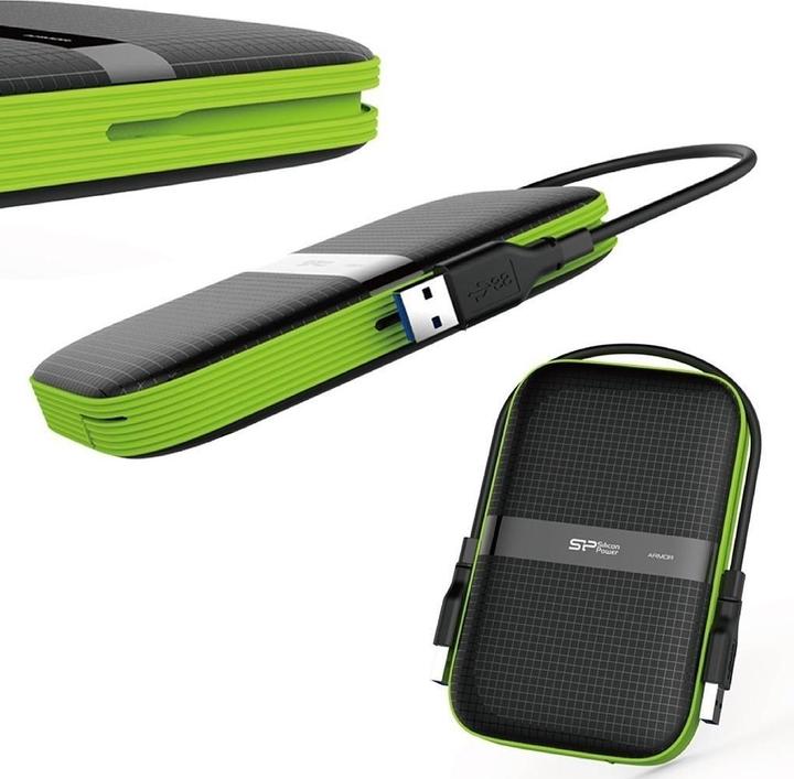 Image du produit Silicon Power Armor A60 2TB USB 3.0 2.5 SP020TBPHDA60S (2 To)