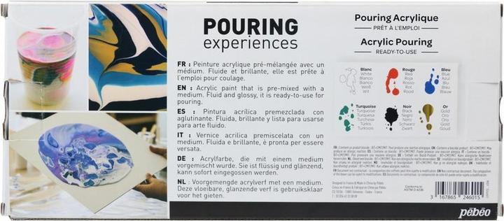 Actual product image Pebeo Set Pouring 6X118Ml (118 ml)
