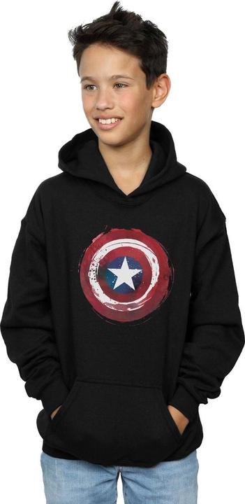 Produktbild Captain America Splatter Shield Kapuzenpullover Jungen (152, 158)
