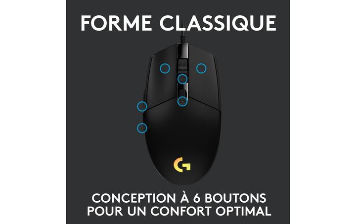 Produktbild Logitech G G203 Lightsync (Kabelgebunden)