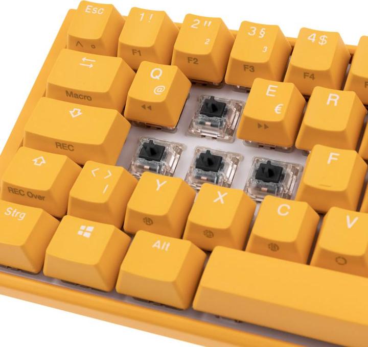 Produktbild Ducky One 3 Yellow SF gaming keyboard, RGB LED - MX black (DE, Kabelgebunden)