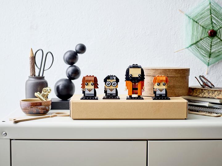 Produktbild LEGO Harry, Hermine, Ron & Hagrid (40495, LEGO Brickheadz, LEGO Seltene Sets)