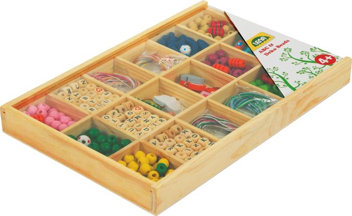 Actual product image Lena wooden beads and letters