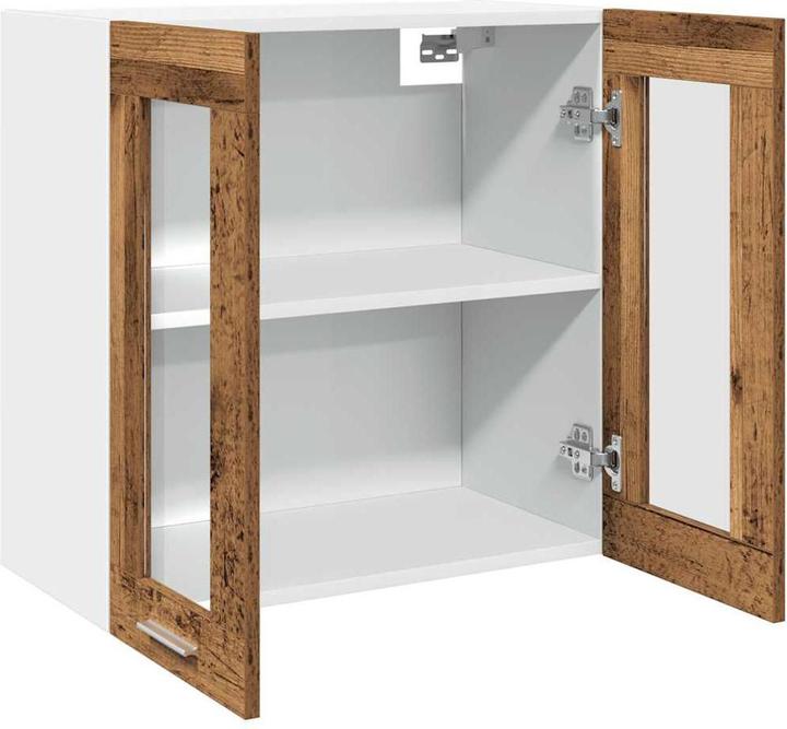 Image du produit VidaXL Küchen-Wandschrank mit Glastüren Altholz-Optik 60x31x60 cm (60 x 31 x 60 cm)