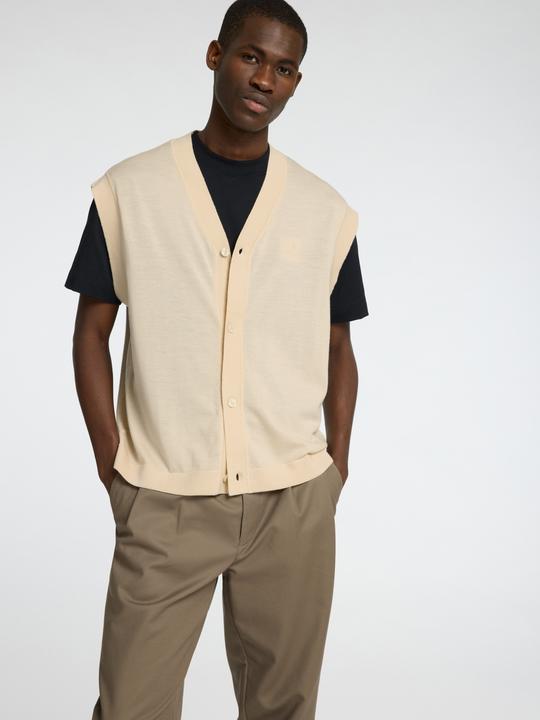 Image du produit Selected Homme Gilet tricoté 100% laine mérinos (XL)