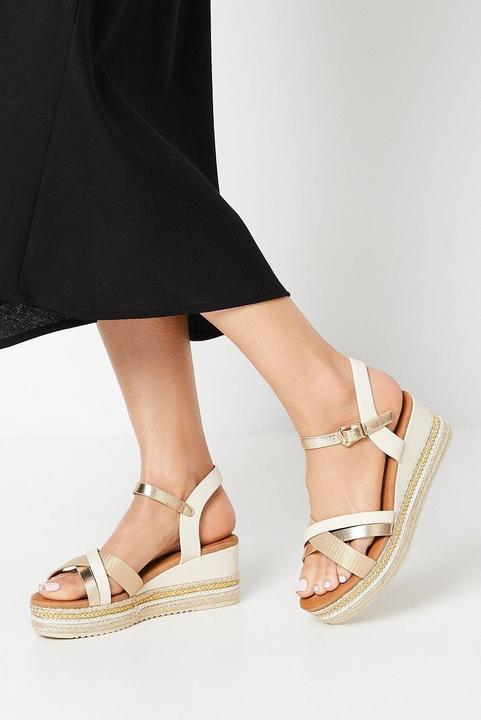 Produktbild Good For The Sole Sandalen mit Keilabsatz Amber (38)