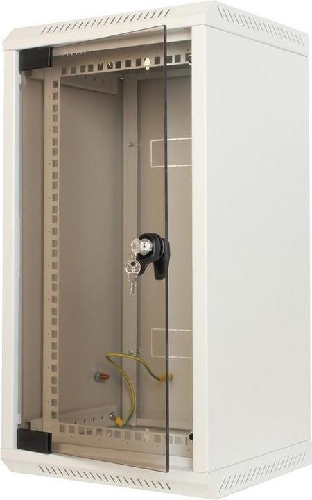 Actual product image Triton 10" wall cabinet, 9U, 1 part, grey (9 RU, 10 inch rack)