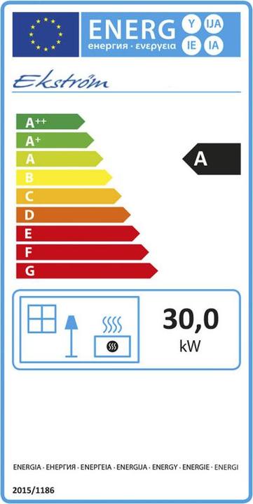 Label énergétique Ekström Canon à chaleur (30000 W)