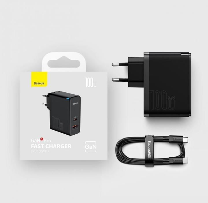 Image du produit Baseus Chargeur rapide GaN5 Pro 100W (100 W)