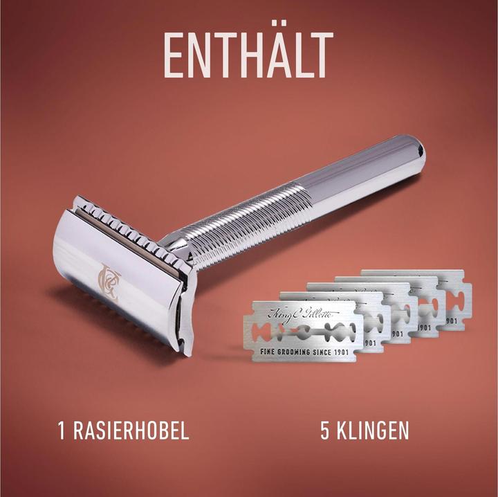 Actual product image King C. Gillette Double Edge Safety