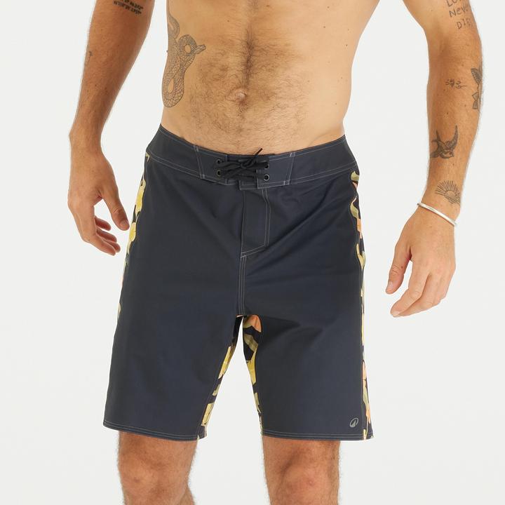 Produktbild Olaian Boardshorts Surfen Herren lang 500 Arch Spring 19" schwarz (38)