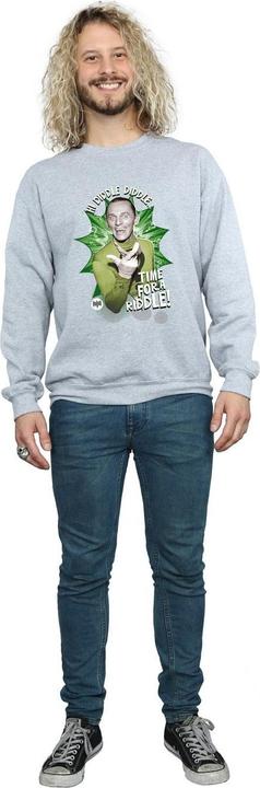 Produktbild Batman TV Serie The Riddler Zeit ein Rätsel Baumwolle Sweatshirt (XL)