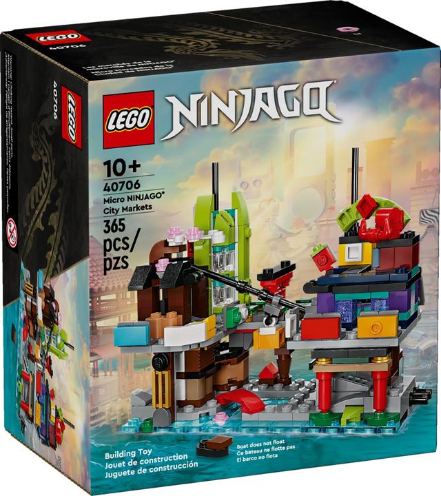 Produktbild LEGO Ninjago Mikromodell der Märkte von NINJAGO® City (40706, LEGO Ninjago)