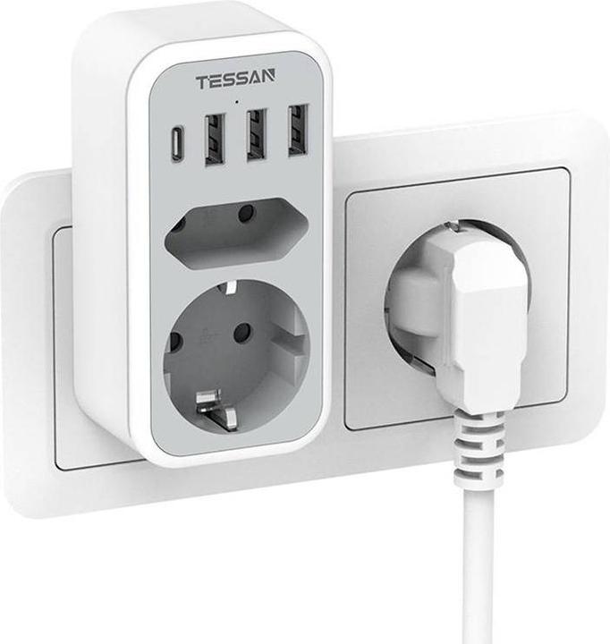 Produktbild Tessan Wall Socket TS-328-DE (CEE 32/5, CEE 7/4, 1 x)