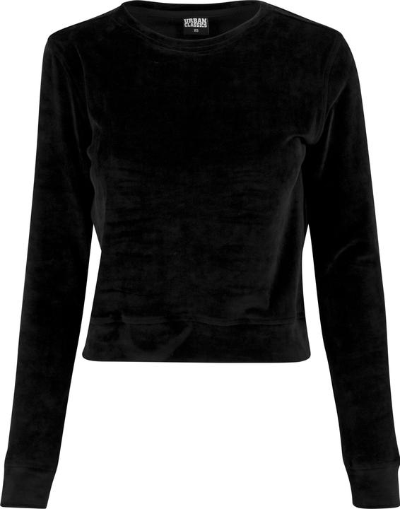Image du produit Urban Classics Ladies Short Velvet Crew (XS)