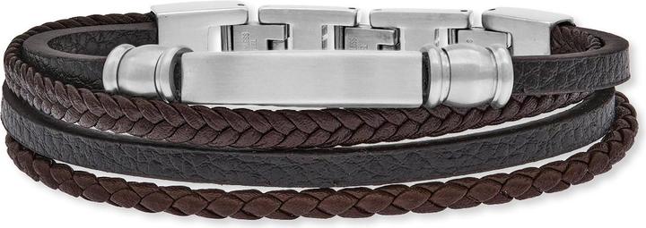 Image du produit Save Brave Bracelet SBB-Felix-BR Hommes (21.50 cm, Cuir, Acier inoxydable)