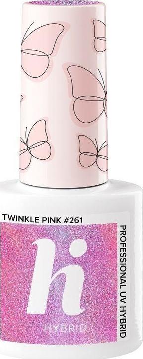 Smalto Gel UV Semi-Permanente Twinkle Pink 5ml - Dura 2-3 settimane con finitura ultra brillante -