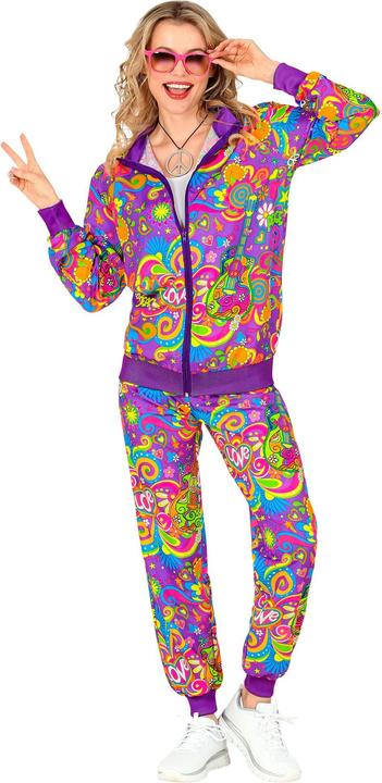Image du produit Widmann années 60 - Hippie Flower Power Tenue de sport (L)