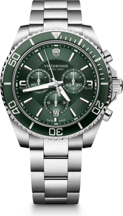 Immagine prodotto Victorinox Maverick Chrono 43, quadrante GRN, br GRY SST (Cronografo, 43 mm)