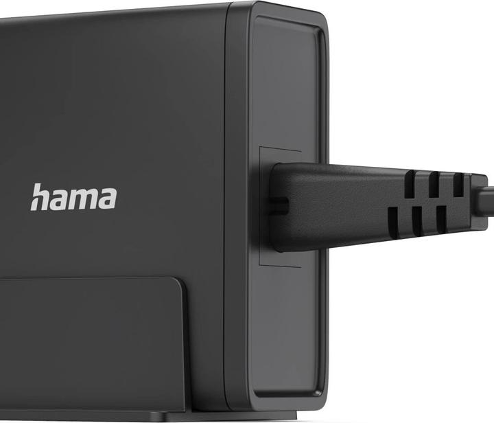 Produktbild Hama Universal-USB-C-Ladestation, GaN, 3 Ports, Power Delivery (PD), 5-28V/140W (140 W)