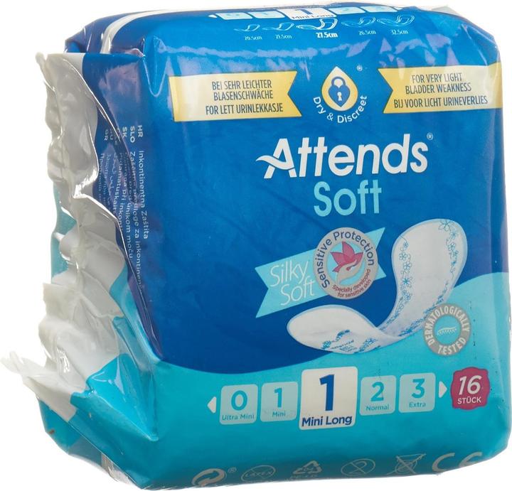 Produktbild Attends Soft 1 Mini Long Einlagen (16 x, Mini)