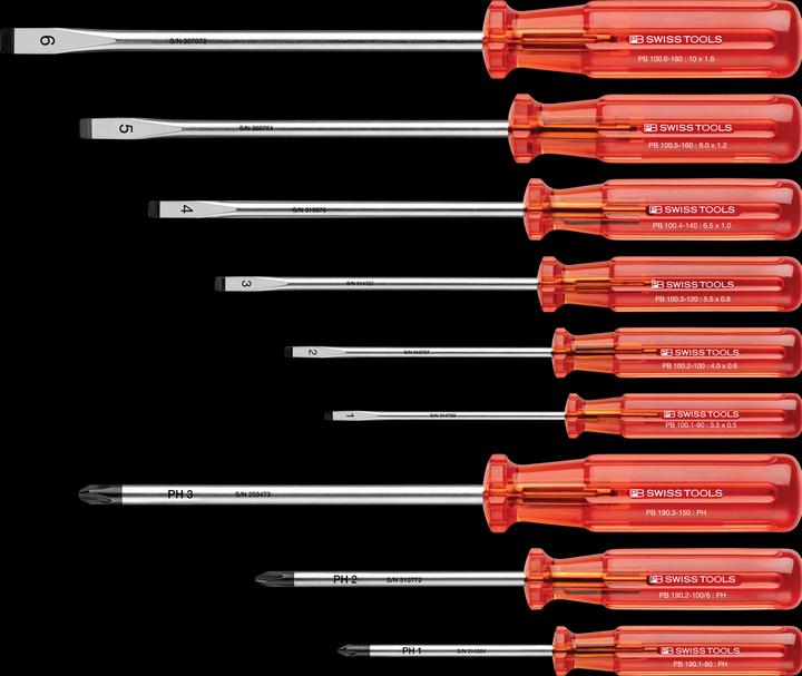 Image du produit PB Swiss Tools Jeu de tournevis (Vis fendues)