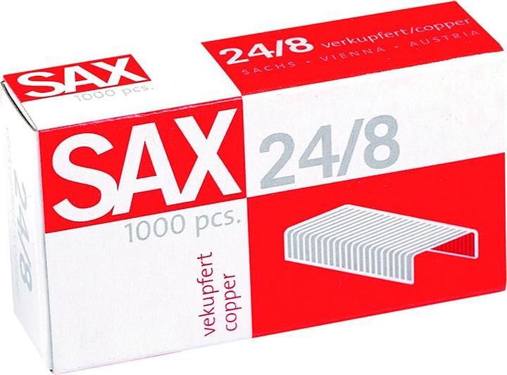Actual product image SAX Staples, 24/8, 1000 pieces, 248 (1000 x)