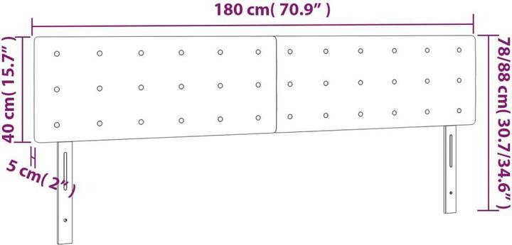 Immagine prodotto VidaXL Raiden (180 x 5 x 88 cm)