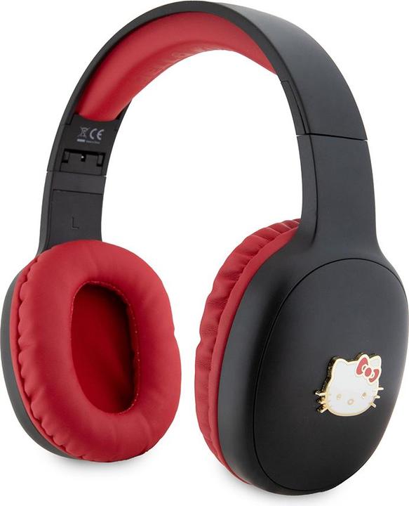 Produktbild Hello Kitty słuchawki nauszne Bluetooth HKBHA1BKHLMK czarny/black Metal Logo (8 h, Kabellos)