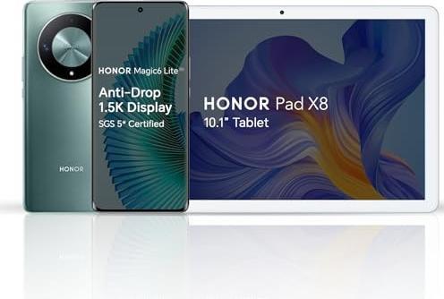Productafbeelding Honor Magic6 Lite (256 GB, Smaragdgroen, 6.78", Dubbele SIM, 108 Mpx, 5G)