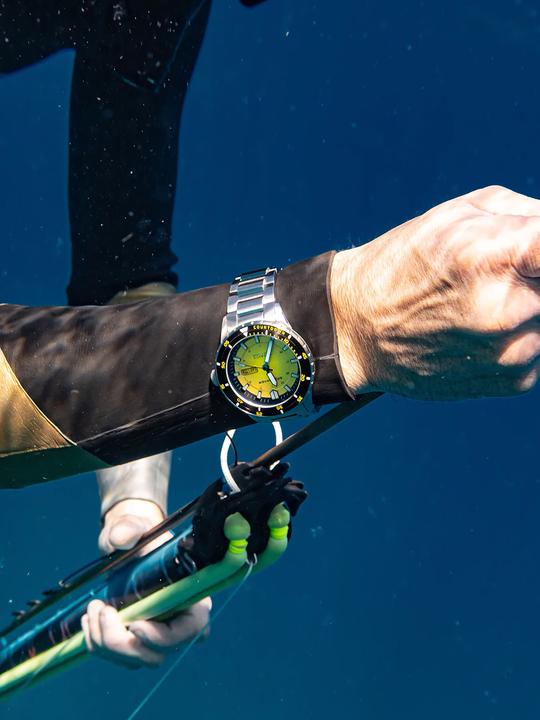 Image du produit Spinnaker SP-5099-33 Montre Hommes Hass Automatique Diver 43mm 30ATM (Montre de plongée, Lunette tournante à gauche, 43 mm)