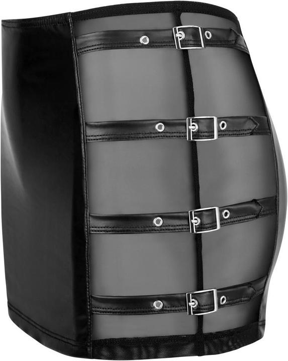 Actual product image Cottelli Collection Mini skirt with buckles (M)