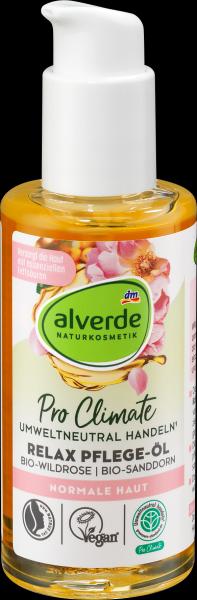 Immagine prodotto dm alverde Olio Relax Care Rosa Selvatica Biologica, Olivello Spinoso Biologico (Olio corpo, 100 ml)