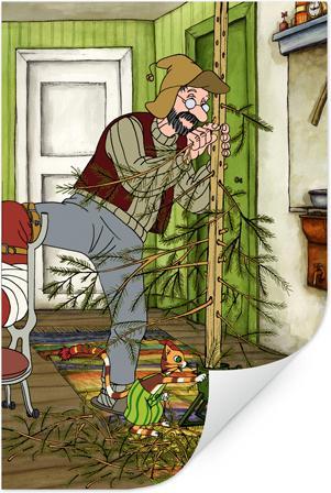Produktbild Pettersson und Findus Ein Weihnachtsbaum für Männer (70 x 100 cm)
