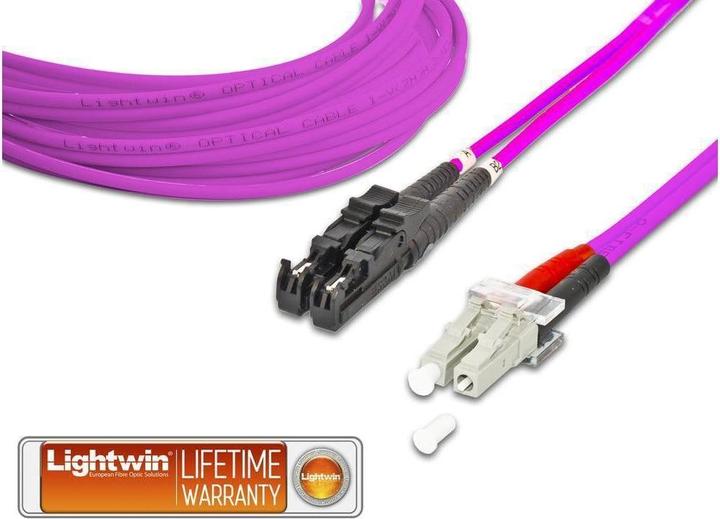 Image du produit Lightwin Câble de raccordement duplex multimode LWL (CAT7, 1 m)