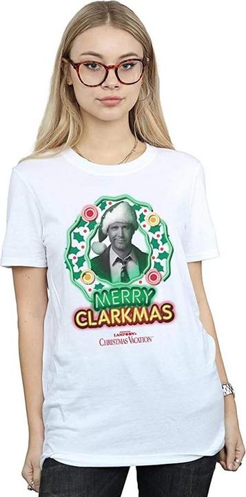 Image du produit National Lampoon´s Vacation T-shirt en coton Clarkmas Greyscale Femmes/Dames (S)