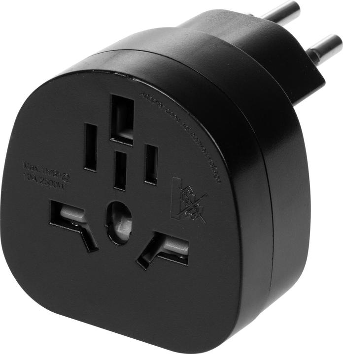 Immagine prodotto Furber.power Adattatore da viaggio world - CH, nero