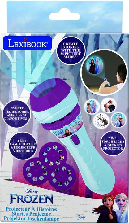 Image du produit Lexibook Projecteur et lampe de poche Disney Frozen Story (Allemand, Anglais, Français, Italien)
