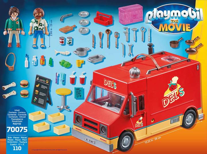 Actual product image Playmobil The Movie Del's Food Truck (70075, Playmobil The Movie)