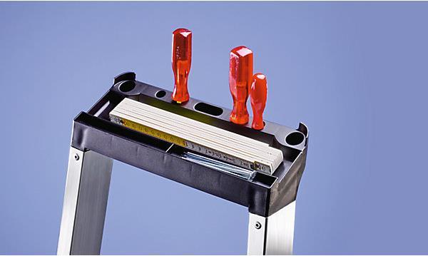 Productafbeelding Munk Trapladder met treden, eenzijdig (Trapladder, 30 cm)
