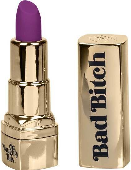 Actual product image CalExotics Naughty Bits® Bad Bitch® Lipstick Vibrator